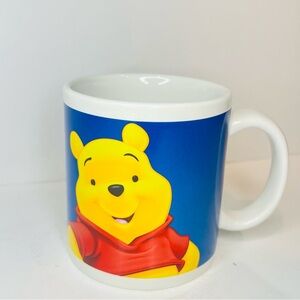 Winnie the Pooh Mug with Blue Background